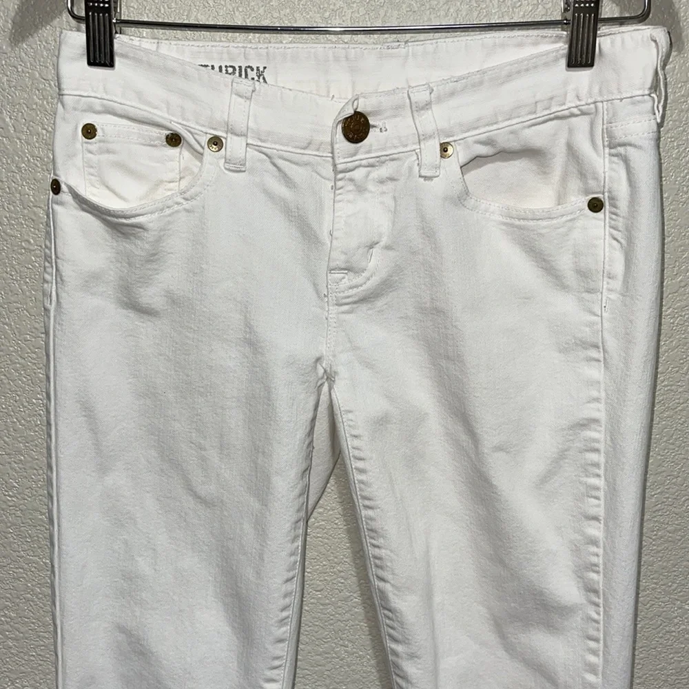 J Crew White Toothpick 26ankle Jeans